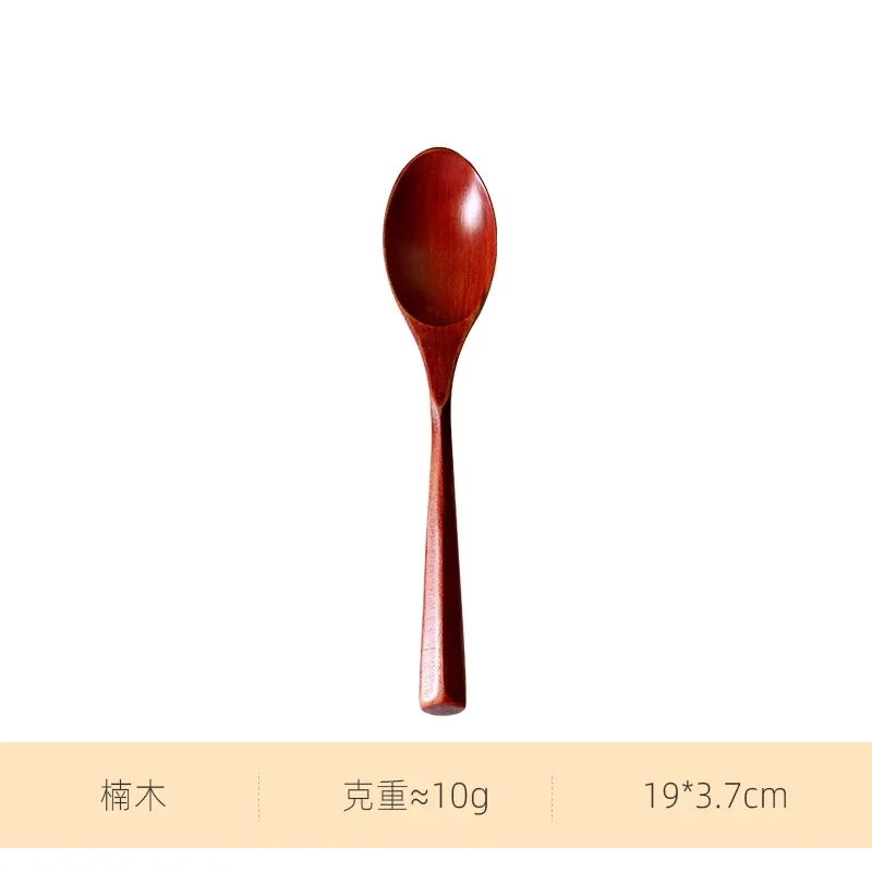 Natural Wooden Spoon Set Portable Eco-friendly Fork Tableware Cutlery Sets Travel Dinnerware Suit Simple Kitchen Tools