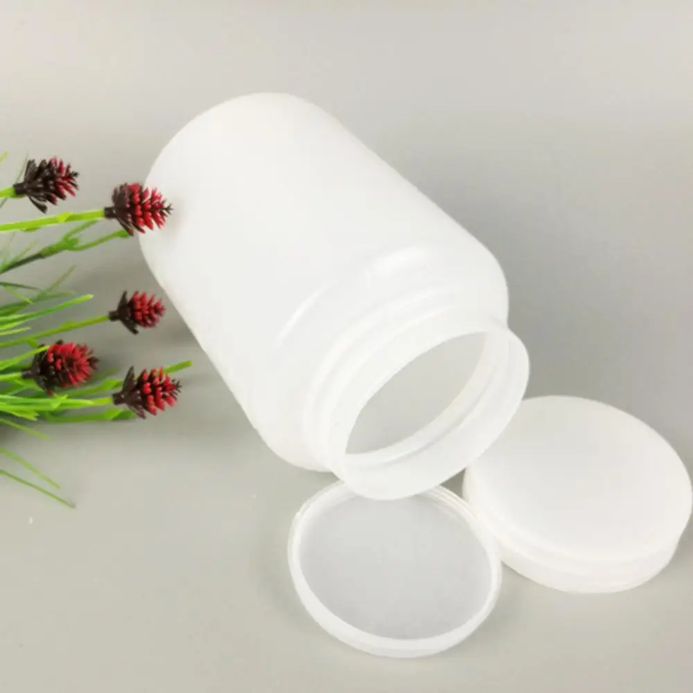 Plastic Storage Bottle 500ml Plastic Laboratory Bottle Chemical Lid Transparent Empty Storage Container