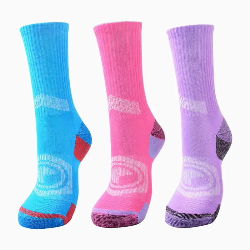 

3 Pairs Winter Hiking Socks Men Women Thickened Terry Bottom Outdoor Sports Socks Wear-reisitant Breathable Shock Absorption