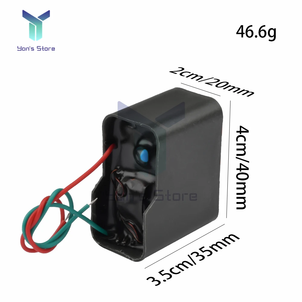 Voltage Generator 60KV 60000V Arc High Voltage Step Up Boost Module Coil Transformer Ignition Pulse DC 3.7-6V 2A 20W
