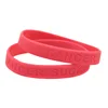 1PC/7PCS Cancer Sucks Silicone Rubber Wristband Debossed Logo Bracelet Adult Size 4