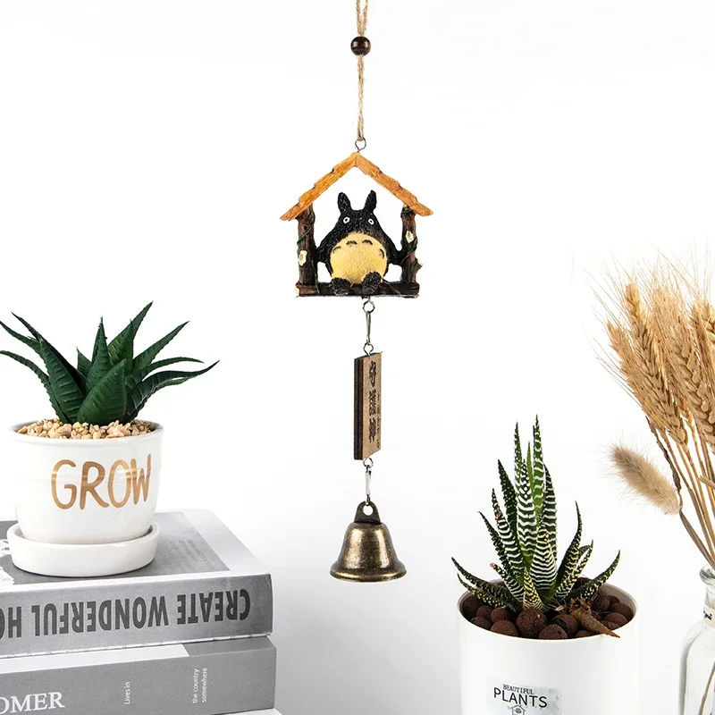 Cartoon Totoro Wind Chimes Gift Ornament Decoration Home Wind Spinner Home Decor outdoor wind chimes solar wind spinner
