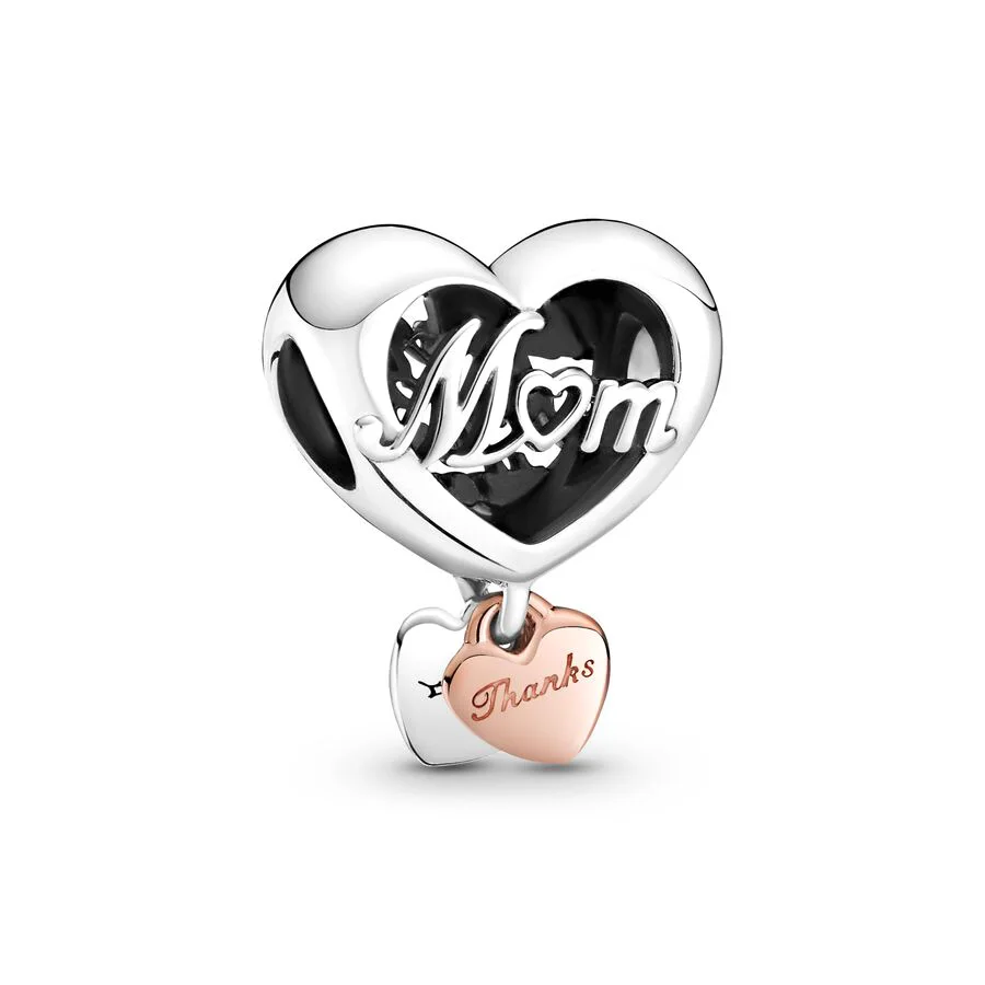 Hot Sale Family Tree Dad&Mum Sister Daughter Hearts Charm Beads Fit Original European 925 Silver Bracelet DIY Women Jewelry GIft 3