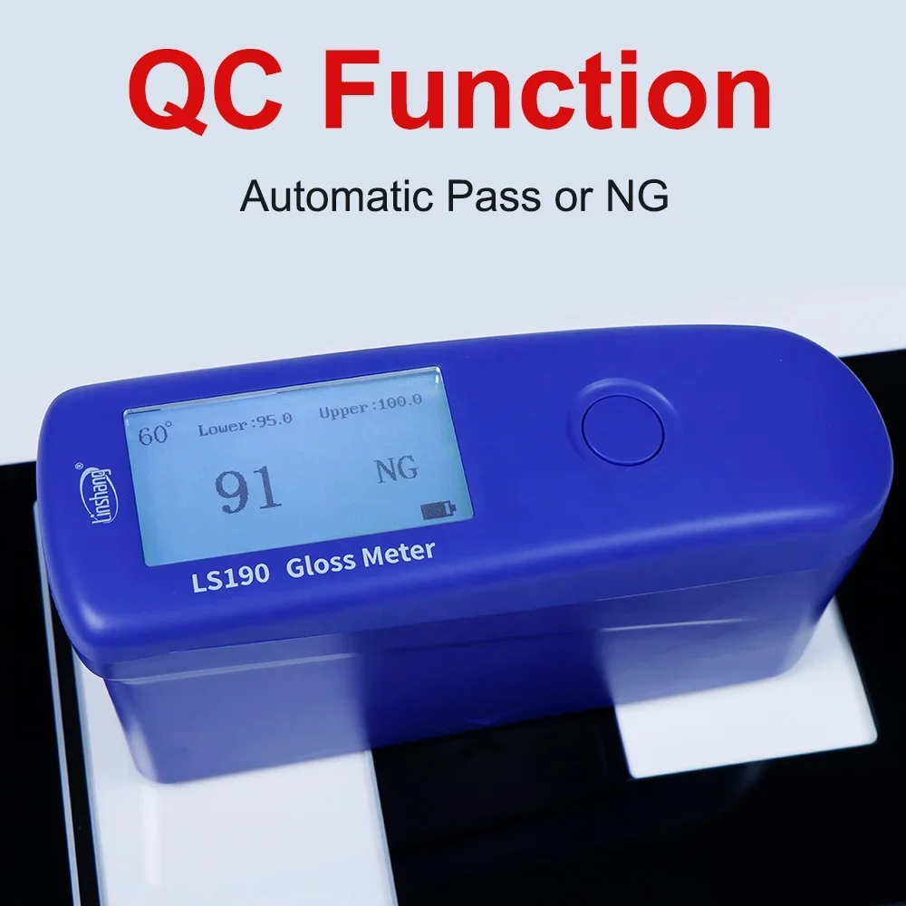 LS190 60 Degree Glossmeter Single Angle Gloss Instrument Portable Sheen Glossy Meter Digital Glossmeter Gloss Meter 4