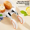 1PCSBaby Eating Training Soft Silicone Spoon and Fork Cutlery Toddler Learn To Eat Training Soft Fork Cutlery Children Tableware 3