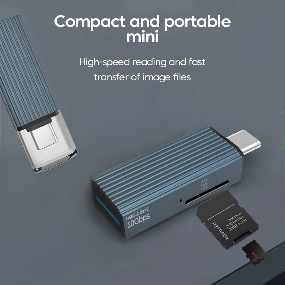 USB C 타입 TF 메모리 카드 리더 USB 2.0 카드 리더 아이폰 15 프로 아이패드 맥 맥북 노트북 TF 카드 리더 OTG USB 호환