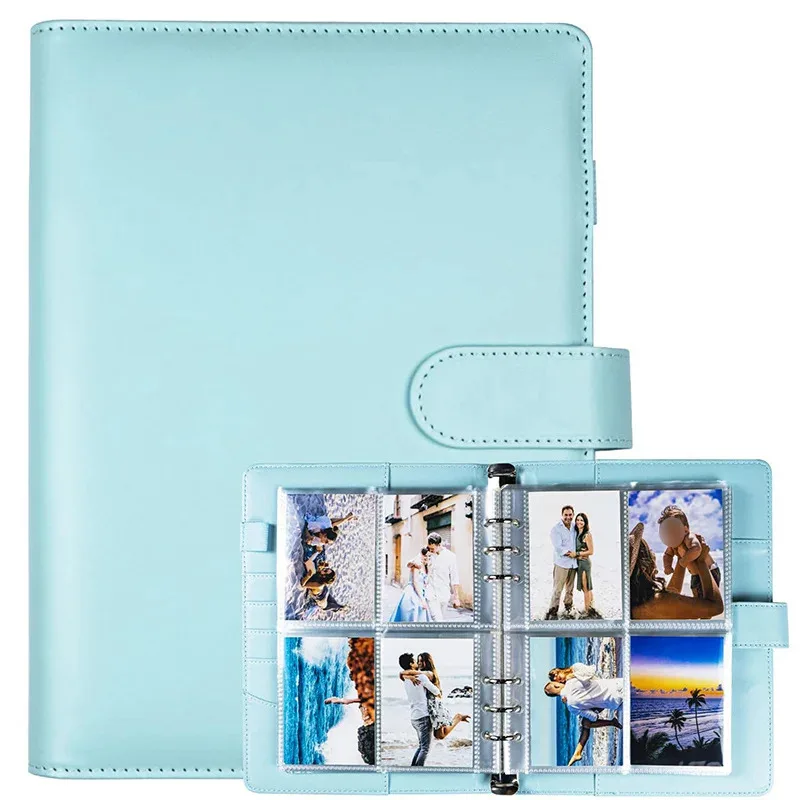25pcs Page(4 Grids) Photo Card A5-Binder Kpop Photo Albums Idol Cards Loose-leaf Collect Book