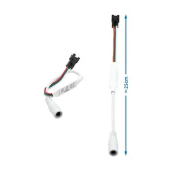 Vibrant RGB LED Ring with Integrated Drivers - Customizable Illumination Options (Control lineDC head)