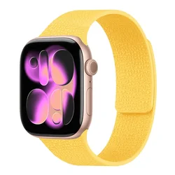 Magnetic Silicone Sport Strap for Apple Watch - 2025 Collection (22 Bright sunny)