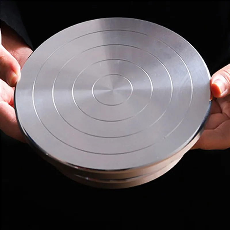 Pottery wheel Double Face Use Aluminum Turntable For Ceramic Clay Sculpture Platform 15Cm-30Cm Lazy Rotary Tools