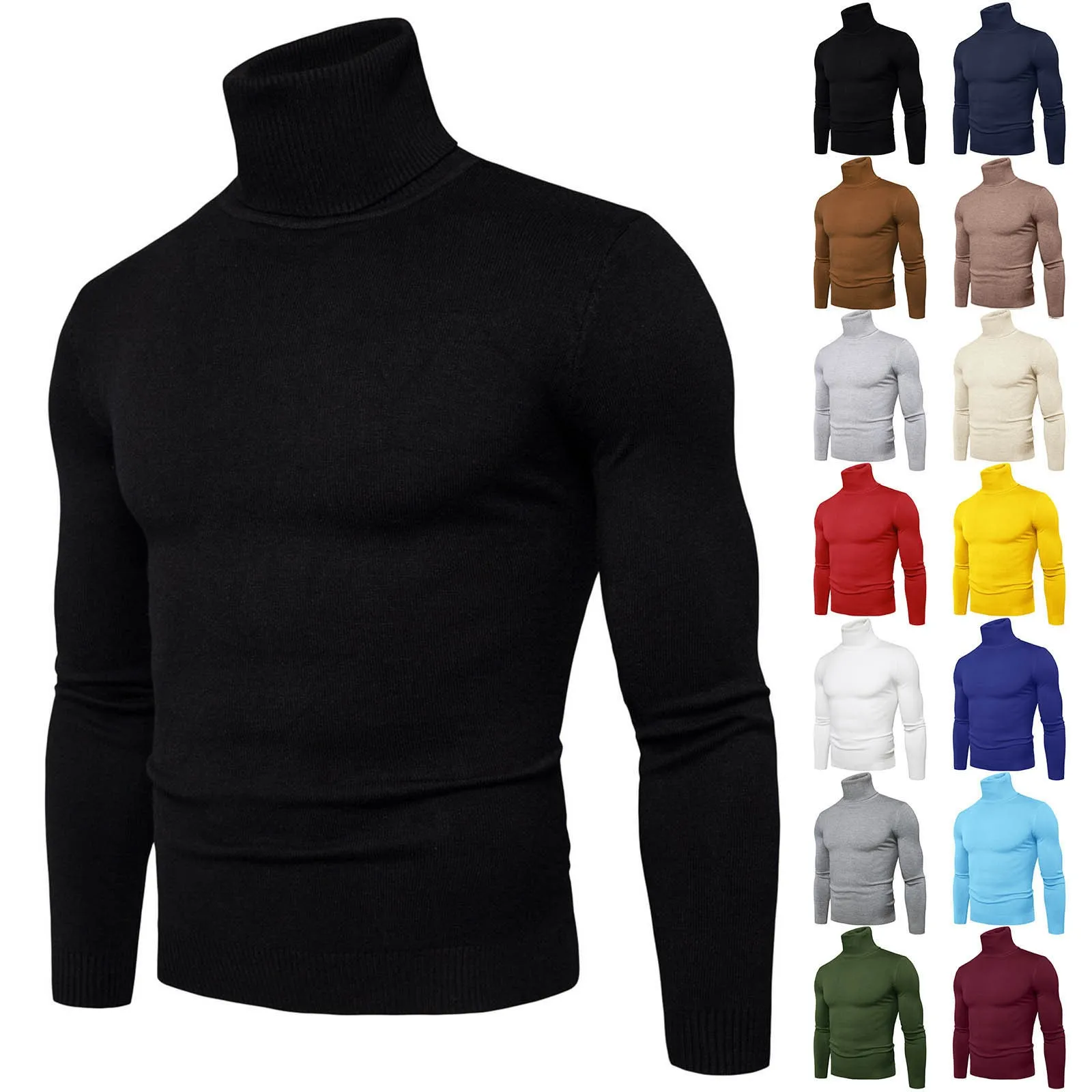 Primavera-2024-su-ter-de-cuello-alto-para-hombre-jers-is-de-punto-c ...