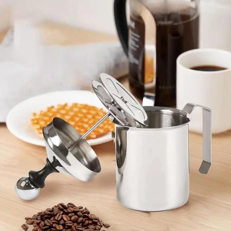 Milk Creamer Frother Manual Milk Creamer Hand Pump Frother