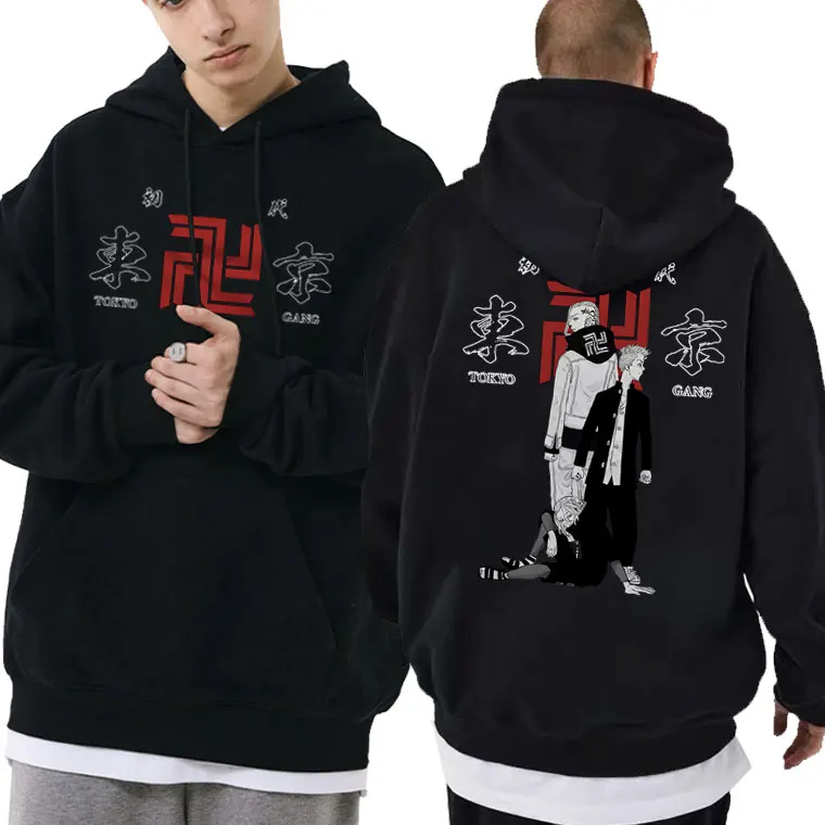 

Anime Tokyo Revengers Hoodie Hanagaki Takemichi Manjiro Sano Mikey Draken Graphic Sweatshirt Men Women Casual Oversized Hoodies