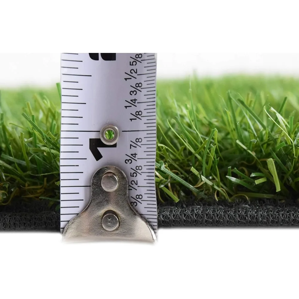 Artificial Lawn, Thick Realistic Grass Mats & Rugs 12' X 11' Synthetic Turf with Finished Edges, Indoor Outdoor Grass Pet Pad