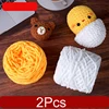 2Pcs Hand Knitting Thin Velvet yarn Crocheting Chenille yarn Crochet mat amigrumi slipper line knit sweater blanket thread 1