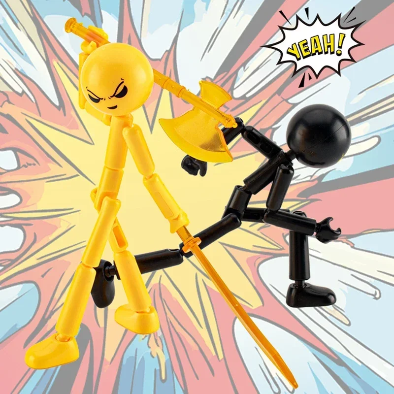 Giocattoli di assemblaggio di modelli tridimensionali Decorazione di burattini multi-articolabili Action Figures Giochi di regali anime - immagine 2