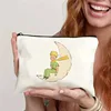 Harajuku Women's Fashion Makeup Bag Little Prince Earth Space Fashion Storage Bag Environmental Protection Large Capacity Wallet 5