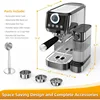 Espresso Machine 20 Bar, Cappuccino Machine with Automatic Milk Frother, Coffee Maker with Touchscreen, Latte Machine 6