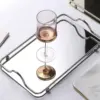Commercial Dishes Tray Large Rectangle Tray Stainless Steel Home Living Room Commercial Dishes Tray For Coffee Water Cups Fruit 4