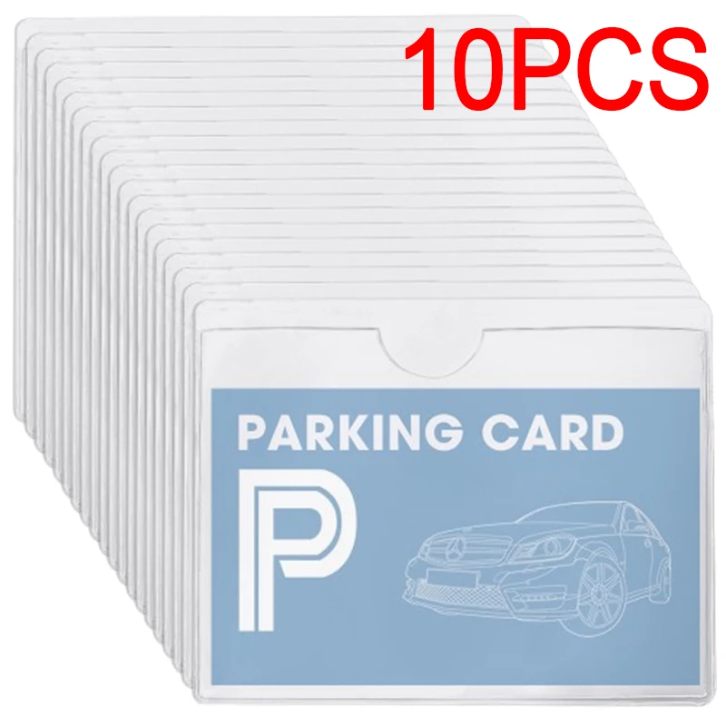 Transparent Self-Adhesive Waterproof Card Holder
