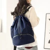 Drawstring Basketball Bag with Shoe Compartment Outdoor Sports Bag Dry & Wet Separation Hiking Climbing Backpack for Men Women 2