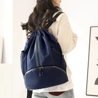 Drawstring Basketball Bag with Shoe Compartment Outdoor Sports Bag Dry & Wet Separation Hiking Climbing Backpack for Men Women 2