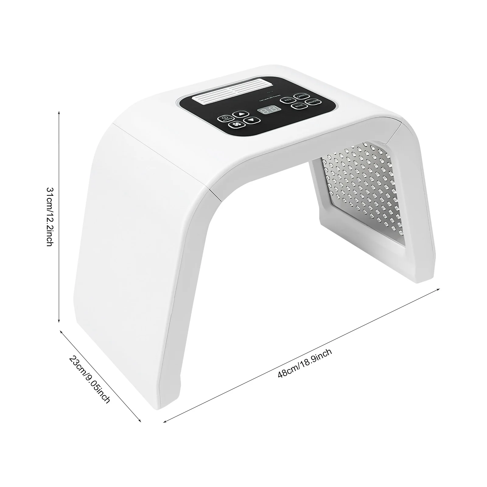 Maska LED do terapii światłem PDT 7 kolorów, pielęgnacja skóry, uroda, zdrowie, maska na twarz LED, usuwanie trądziku, przeciwzmarszczkowa