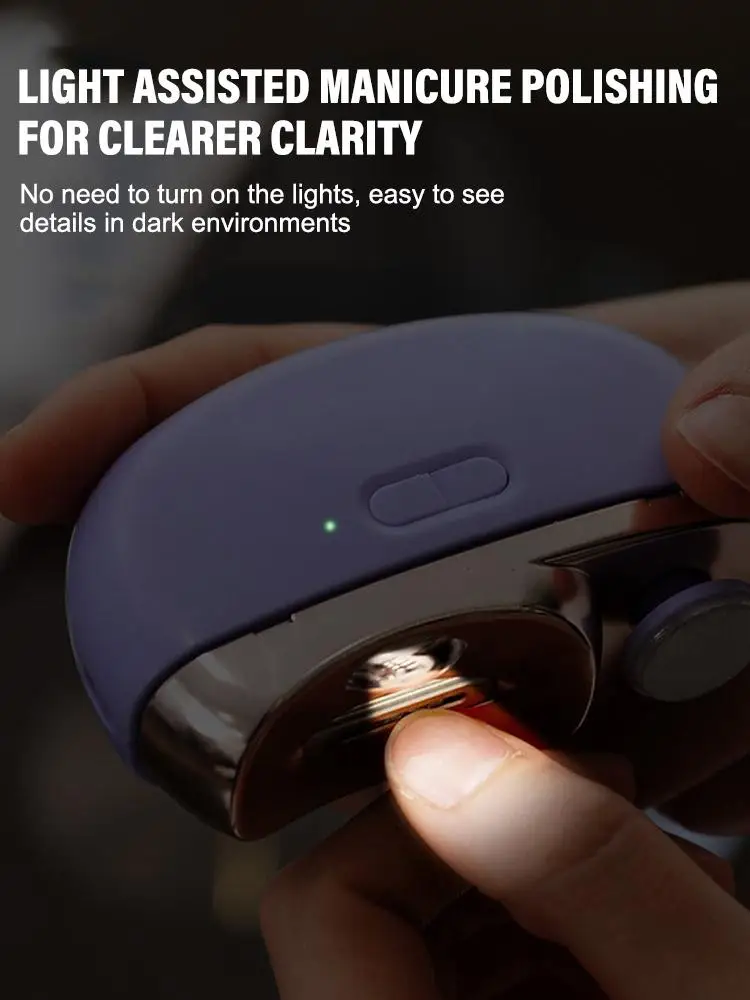Coupe-ongles électrique automatique pour manucure, pour adultes et bébés