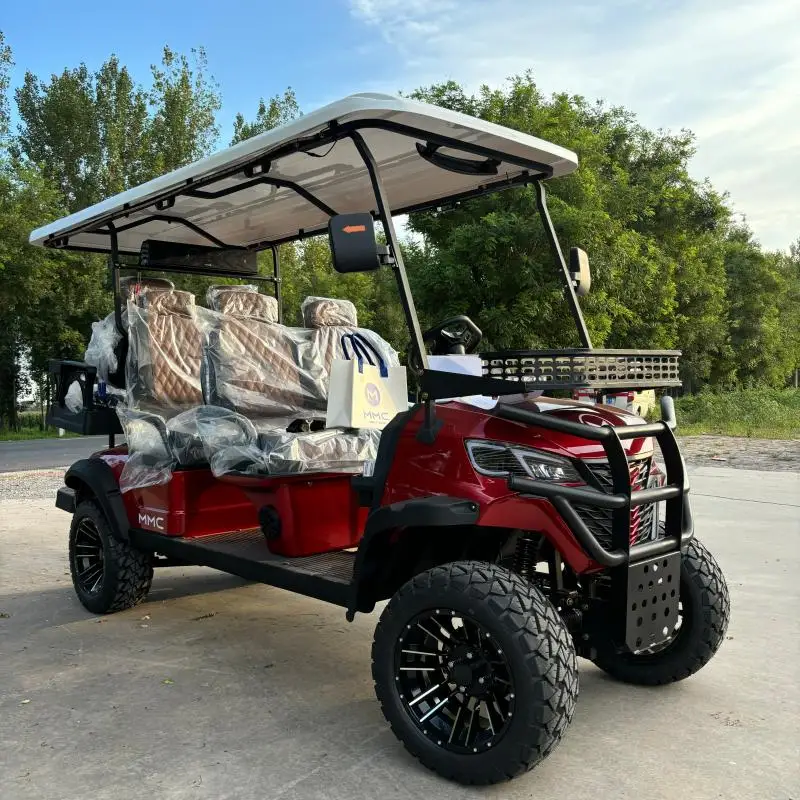 MMC CE Approved export electric golf cart Golf Course Club 2 4 6 8 seater off road Solar power electric golf cart golf cart manual