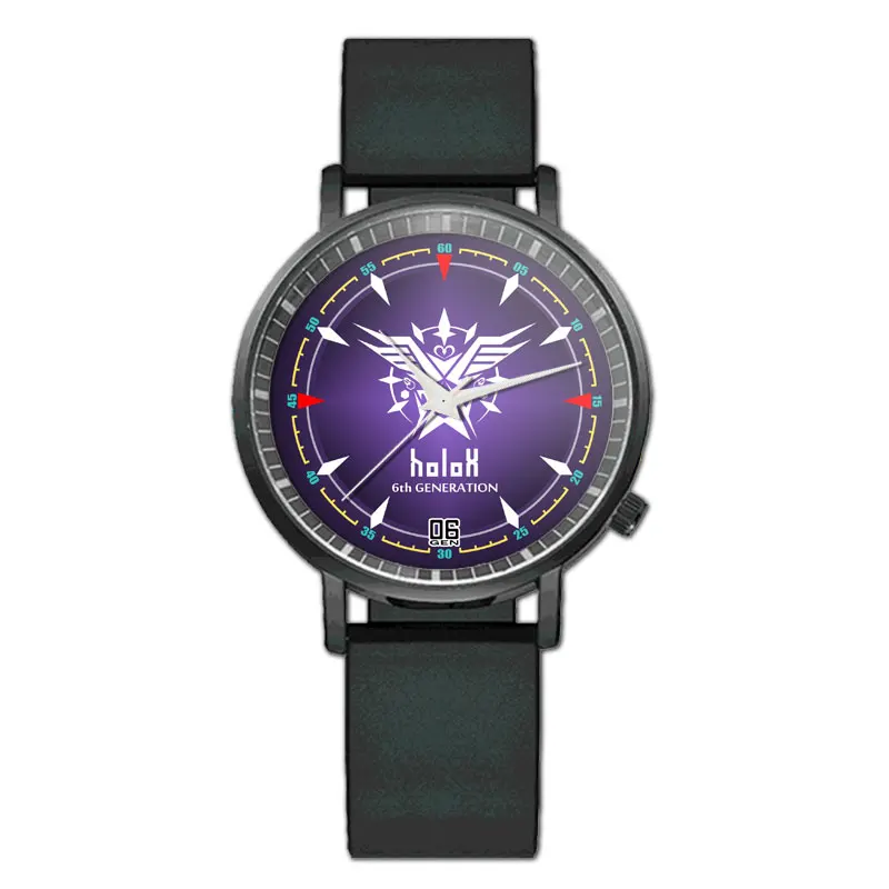 Hololive 6th HoloX Vtuber Youtuber Anime Quartz Watch Fashion Watches Laplus Darknesss Hakui Koyori Sakamata Chloe Lui