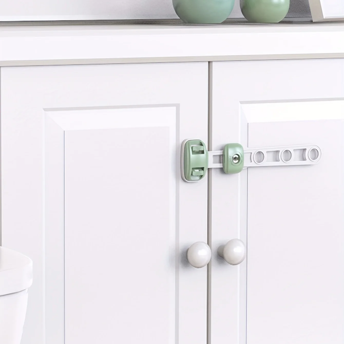 Child safety lock, anti pinch refrigerator latch