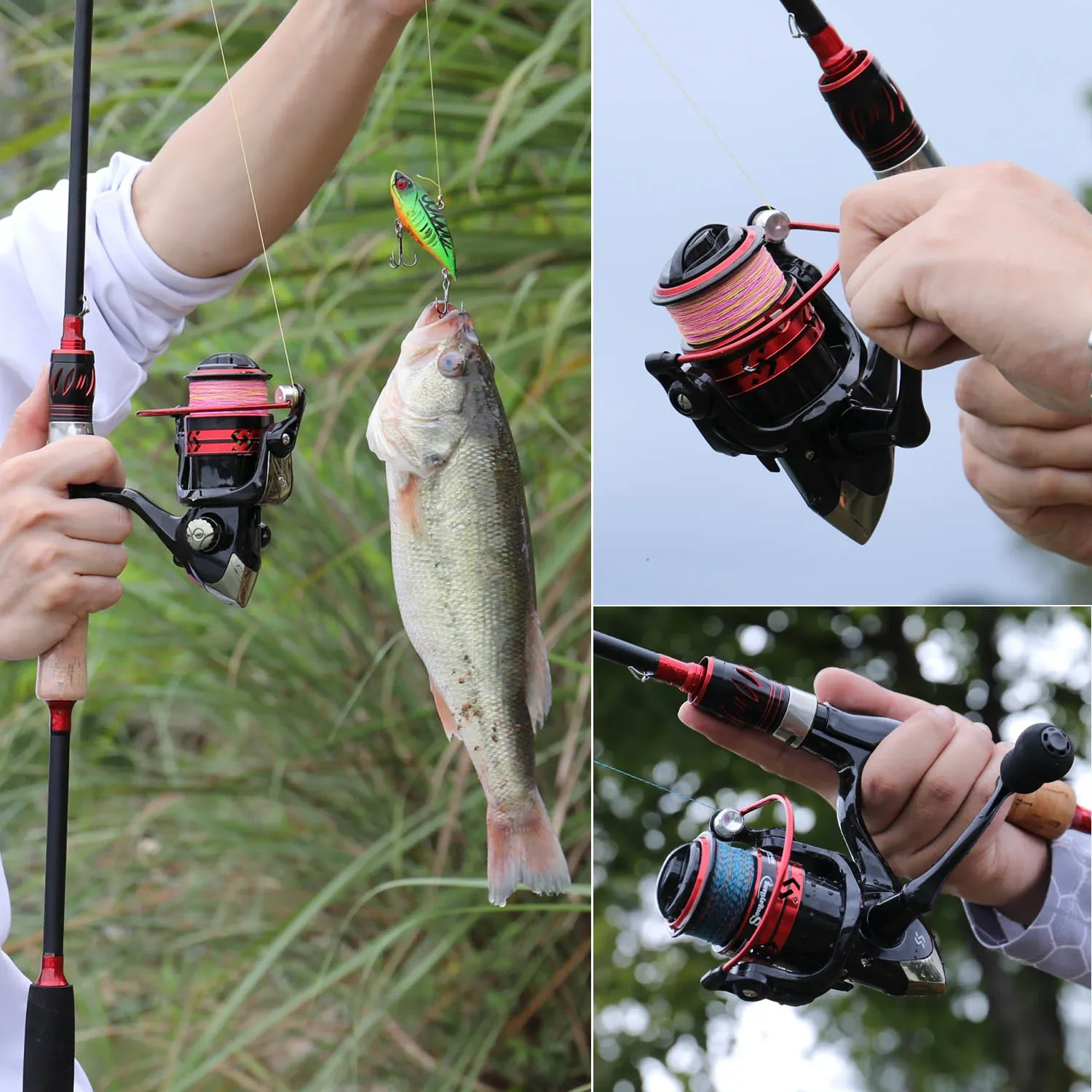  Sougayilang Fishing Rod and Reel Combo, Stainless