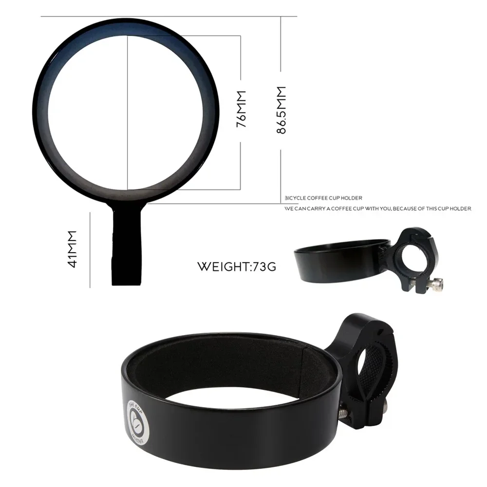 Bicycle Water Bottle Cage Bicycle Bottle Holder Water Bottle Holder New Bicycle Coffee Cup Holder Milk Tea Cup Holder Aluminum Water Bottle Holder Beer Holder Matte Finish