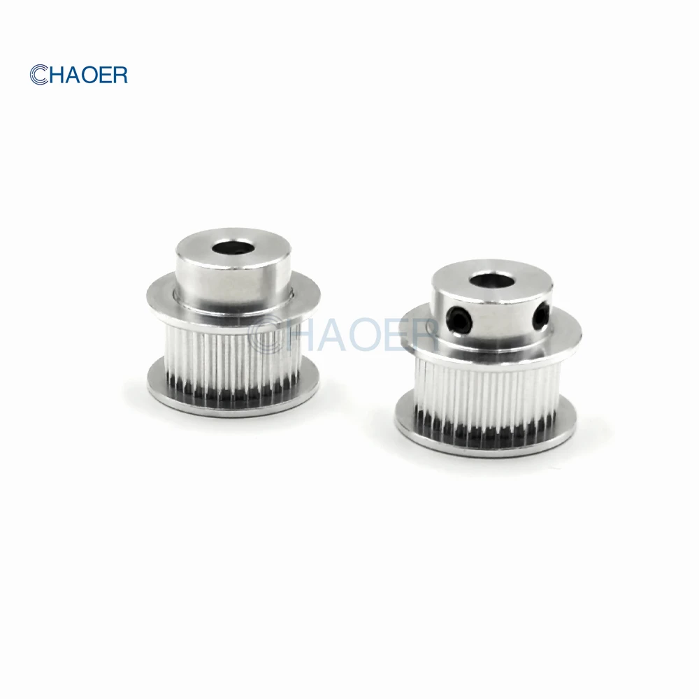 2GT 32 Teeth Timing Pulley Bore 4/5/6/6.35/7/8/10/12mm For GT2 Open Belt Width 6/9/10/15mm 32Teeth Synchronous Wheel 32T Gear