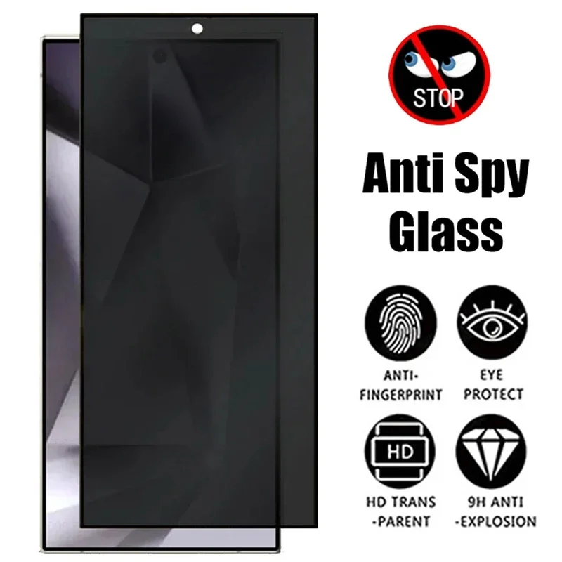 Vetro Temperato Privacy Per Samsung Galaxy S24 Ultra S24 Plus Proteggi Schermo Anti Spia Per Samsung S24 + S23 Plus S23 Ultra Glass