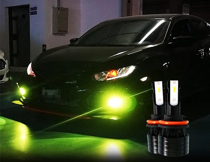 

Противотумансветильник фары для Honda Civic 10 поколения, модифицированные светодиодсветодиодный Противотуманные фары Q9S типа лайм для хэтчбека, Civic, противотуманные фары
