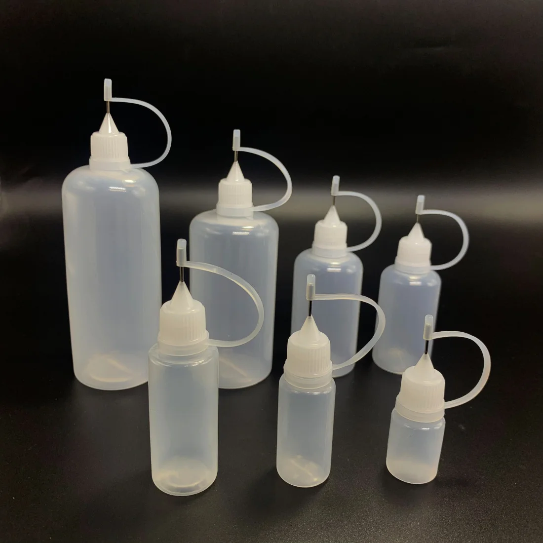 Glue Applicator 5/10/20/30/50/100/120ML Resuable Needle Tip Plastic Bottle Paper Quilling DIY Scrapbooking Paper Craft Tool