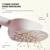 Cat Litter Scoop with Base Plastic Self Cleaning Cat Litter Shovel Cat Toilet Cleaning Tool Lightweight Manure Cleaner Cat Litte 3