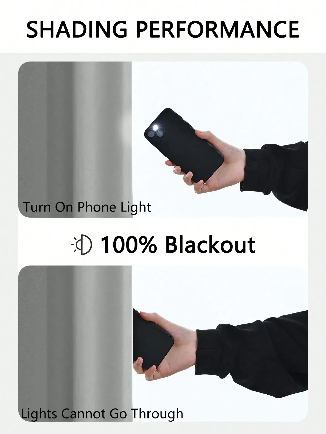 Solid Blackout Window Curtains 4