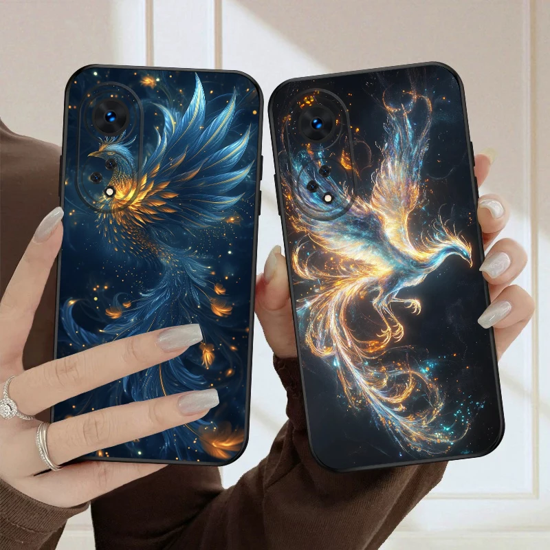 Cartoon Phoenix Silicone Soft Phone Case