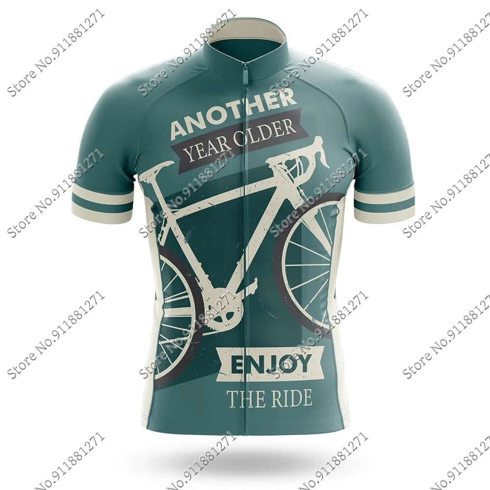 2023 Another Year Older Cycling Jersey Set Men Summer Clothing Road Bike Shirts Suit Bicycle Bib Shorts MTB Maillot Ropa 4