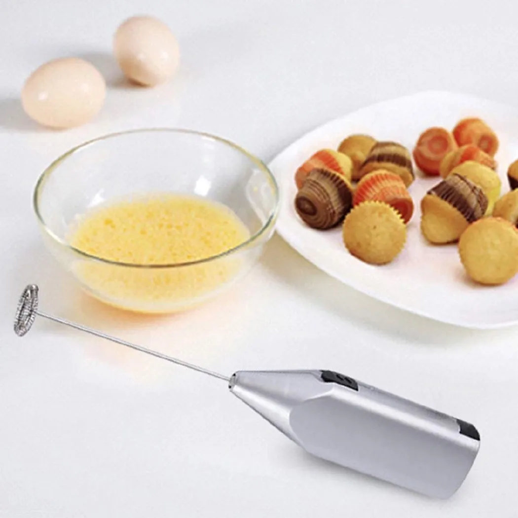 Coffee Egg Beater Whisk Latte Stirrer Frother Electric Milk Mixer