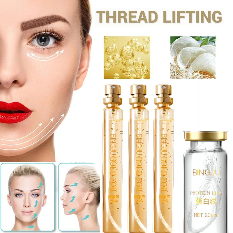 

Instant Lift Collagen Protein Thread Set Face Filler Absorbable Thread Firming Silk Fibroin Line Carving Anti-aging Face Essence