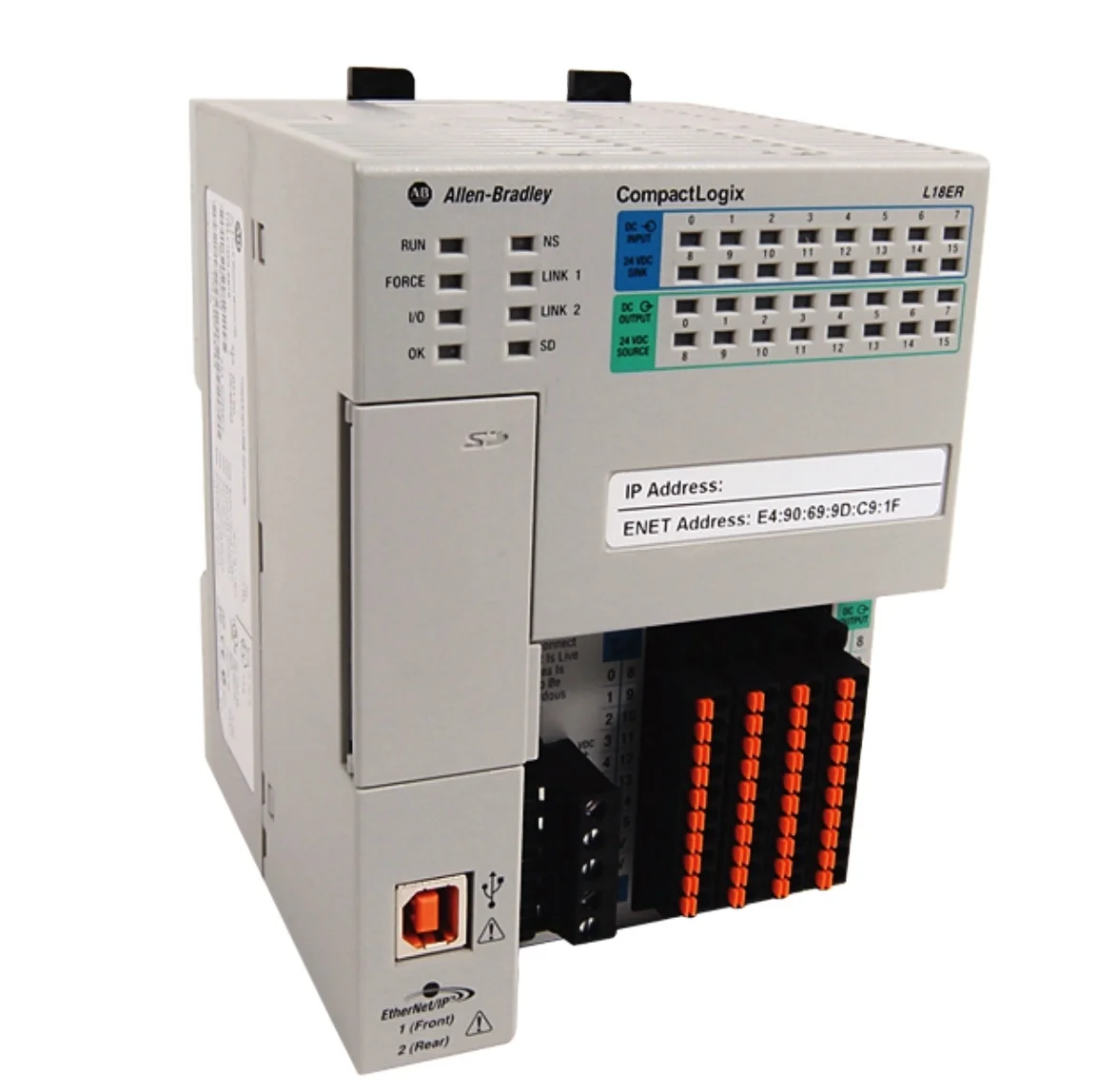 

New 1769-L18ER-BB1B Allen Bradley CompactLogix 5370 Ethernet Controller