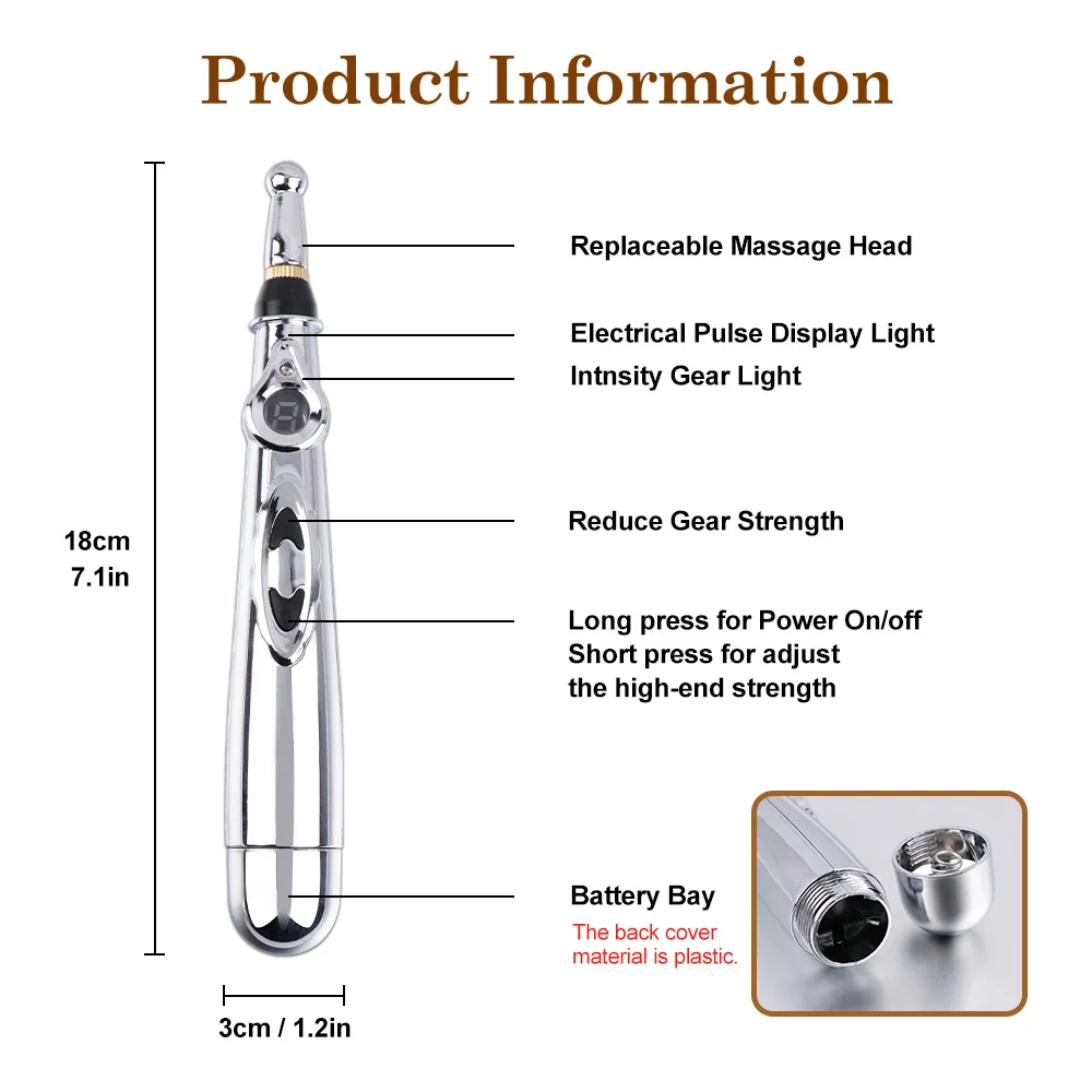 รูปสินค้า อุปกรณ์นวดผ่อนคลายความเมื่อยล้า เครื่องสั่น Acupressure
