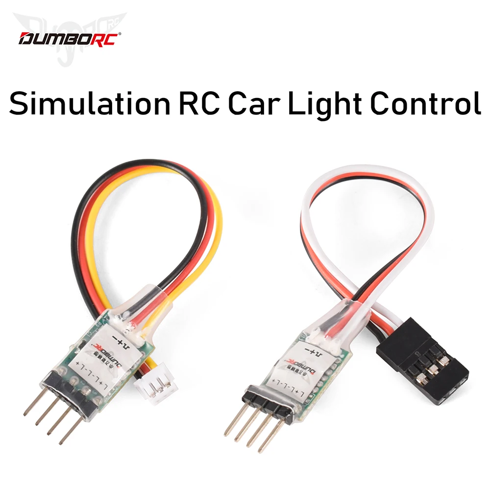 DUMBORC RC Light Controller LED Switch Panel System Turn on/Off 3CH for RC Car Vehicle Mini Car Fixed Wing Aircraft Parts