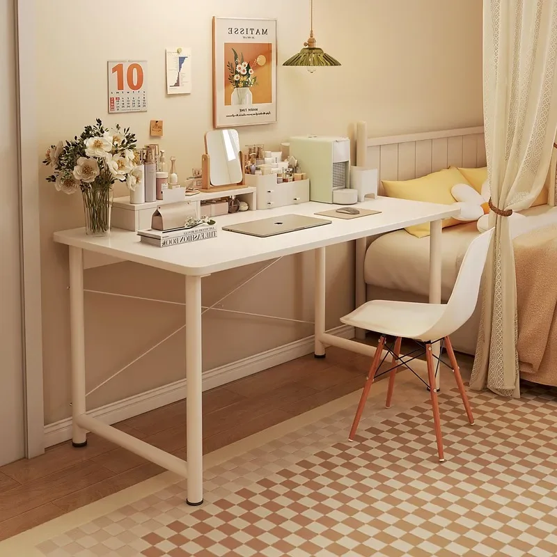 

Desk Girls' Home Bedroom Study Table Simple Rental House White Desk Simple Ins Computer Desk Desk