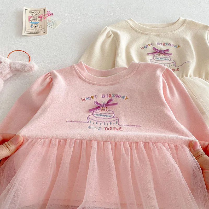 Girls Long Sleeved Lace Blouse for Spring