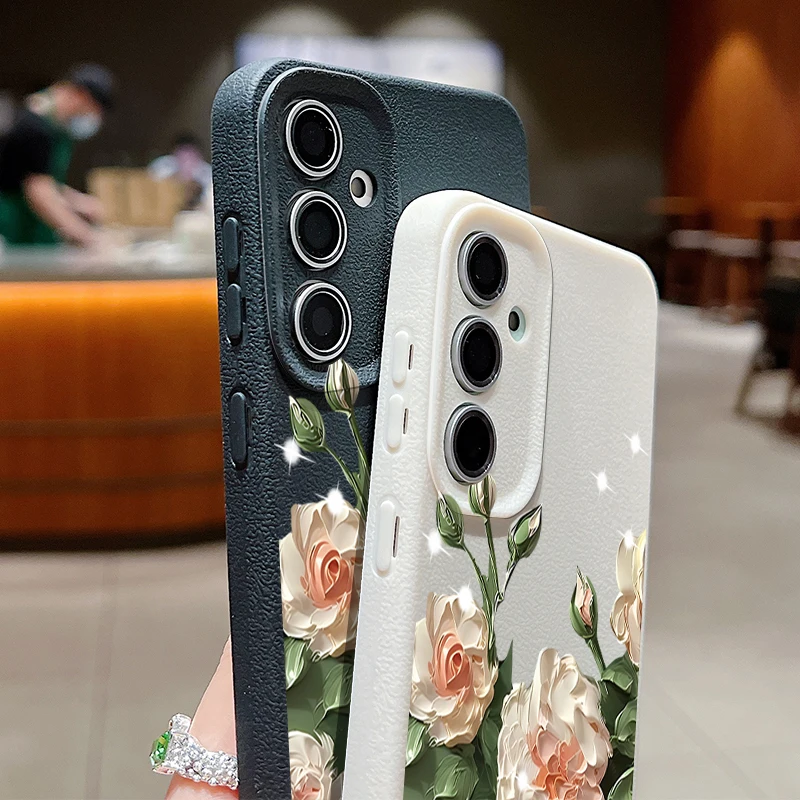 Elegant Rose Flower Phone Case - Stylish Protective Cover