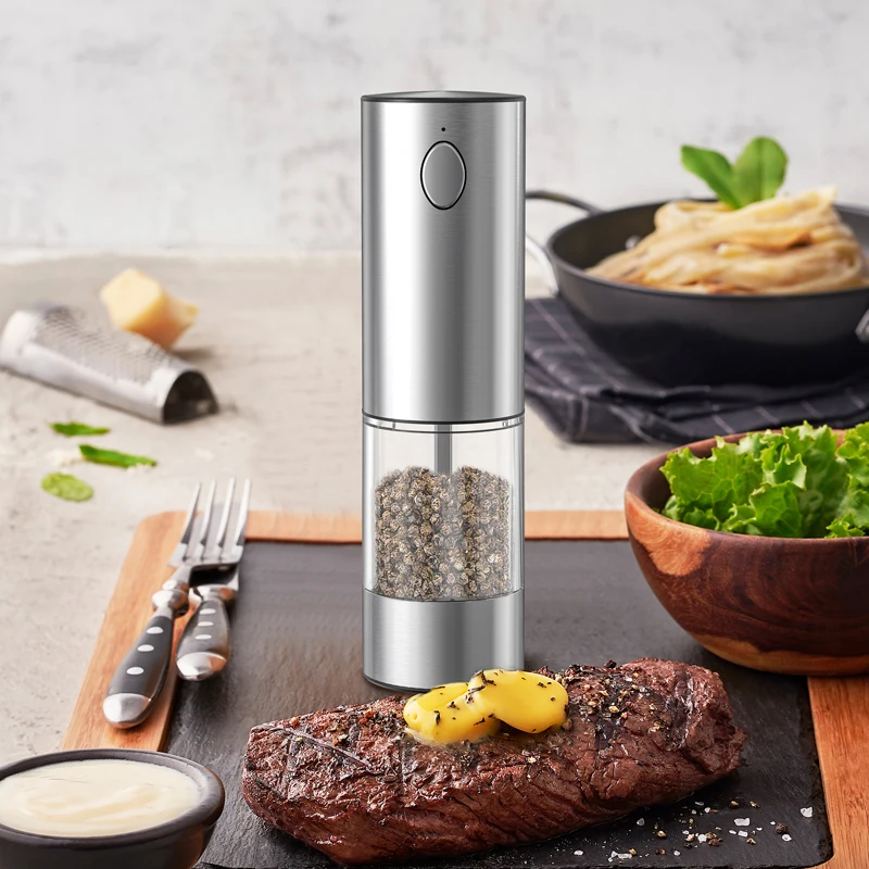 Electric USB Rechargeable Adjustable Coarseness Spice Grinder